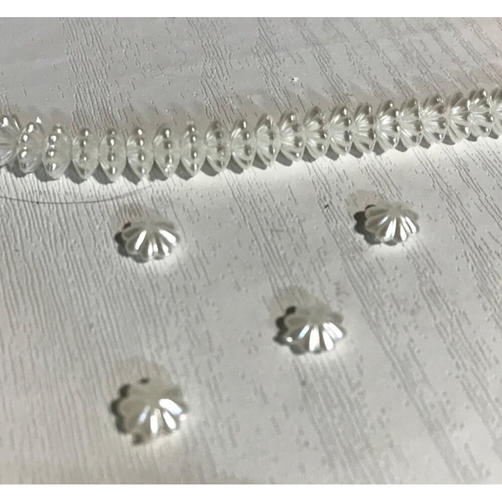 Clear Glass Bead Strand For Jewelry Making